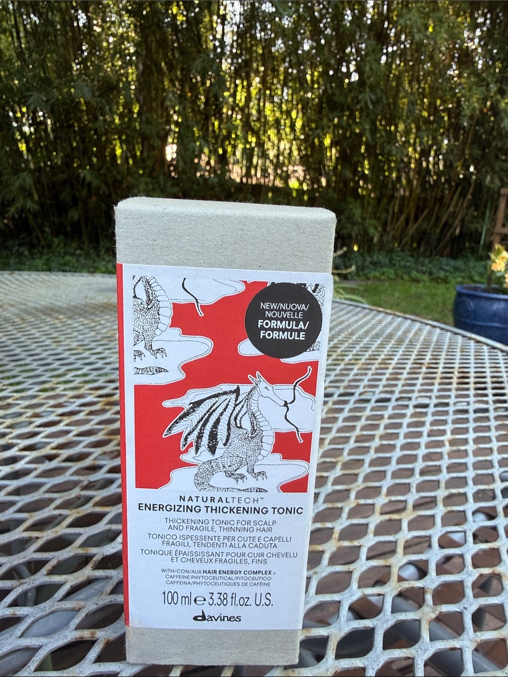 Davines Naturaltech Energizing Thickening Tonic - Red & White Packaging